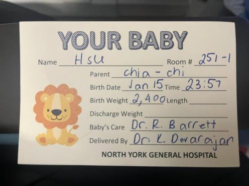 Birth Inforamtion